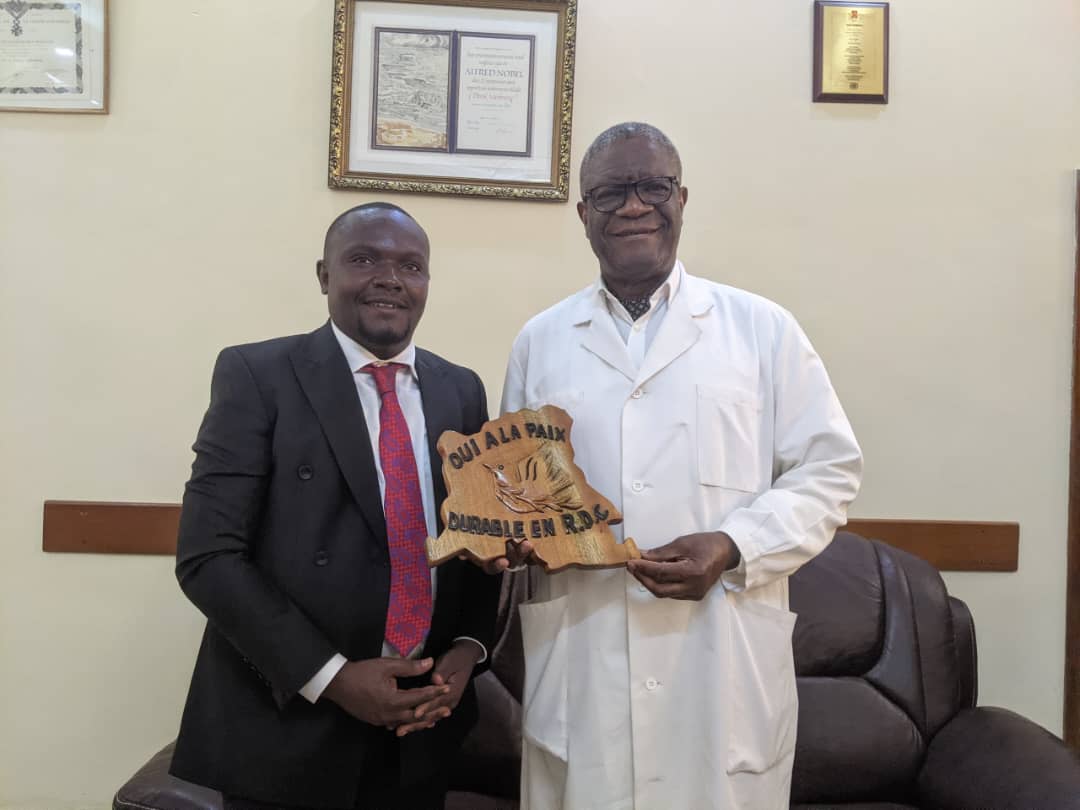 RDC: Marius Mubalama reçu par le docteur Denis Mukwege à Bukavu