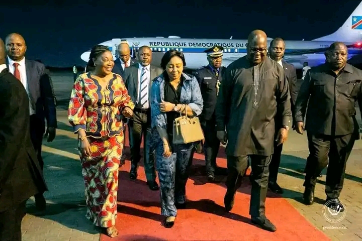 Cérémonie d’investiture du nouveau Président du Ghana: Le couple présidentiel congolais déjà à Accra Cérémonie d’investiture du nouveau Président du Ghana: Le couple présidentiel congolais déjà à Accra